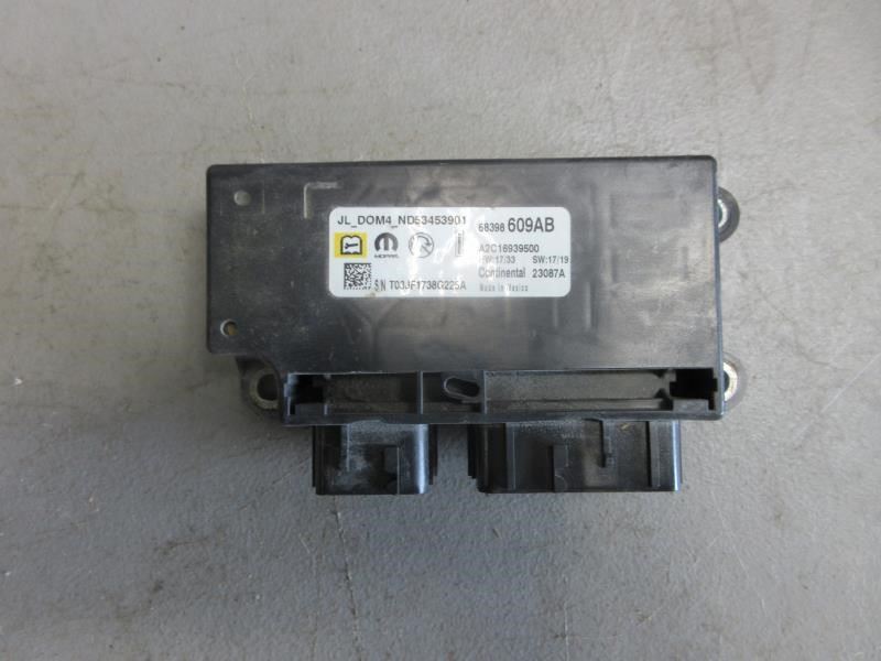 2018-2023 Jeep Wrangler JL OEM SRS Occupant Restraint Control Module 68398609