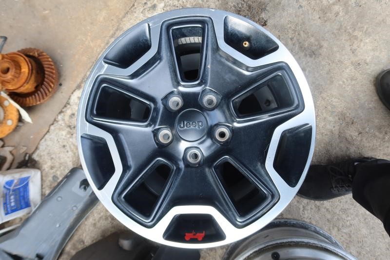 2013-2017 Jeep Wrangler JK Machined Black OEM Wheel 17