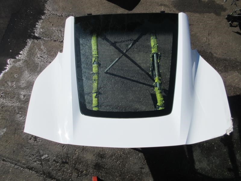 2014-2019 Corvette C7 OEM Rear Trunk Lid Liftgate Hatch Panel Back Glass White 84558629