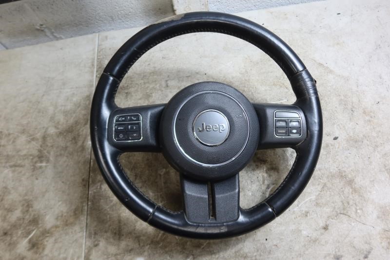 2011-2018 Jeep Wrangler JK OEM Left Driver Steering Wheel Complete 1QP31DX9AL
