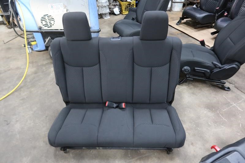 2011-2018 Jeep Wrangler JK 2 Door OEM Rear Seat Assembly Black Cloth