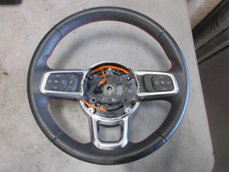 2018-2023 Jeep Wrangler JL Gladiator JT OEM Steering Wheel Red Stitch 5UN011A3AD