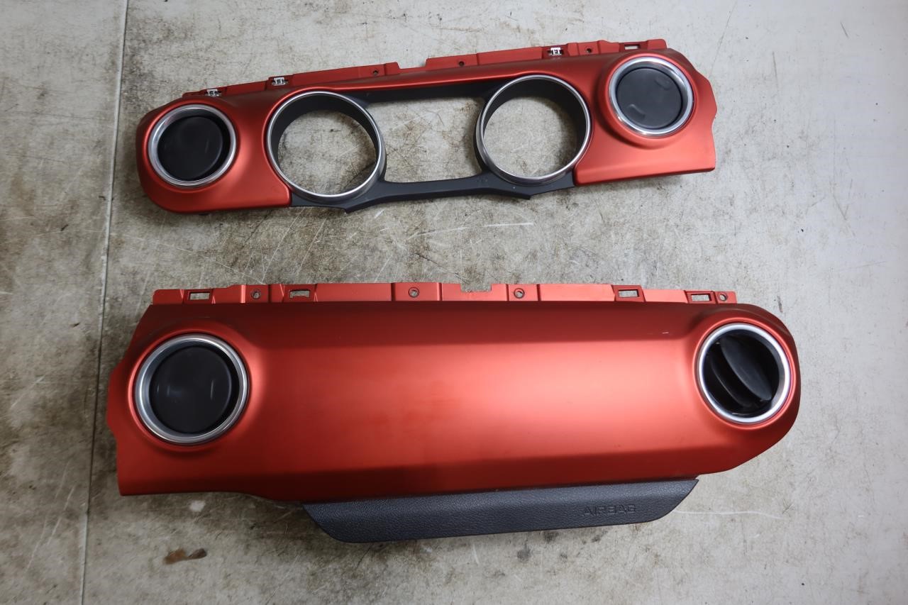 2018-2023 Jeep Wrangler JL Rubicon OEM Left & Right Dash Panels Covers Red