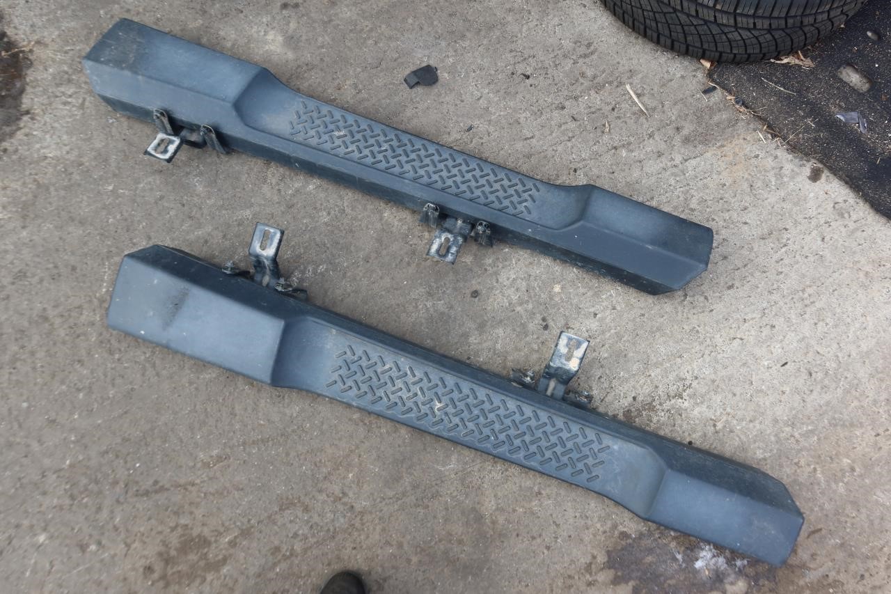 2007-2018 Jeep Wrangler JK 2 Door OEM Side Steps Running Board Pair Left & Right