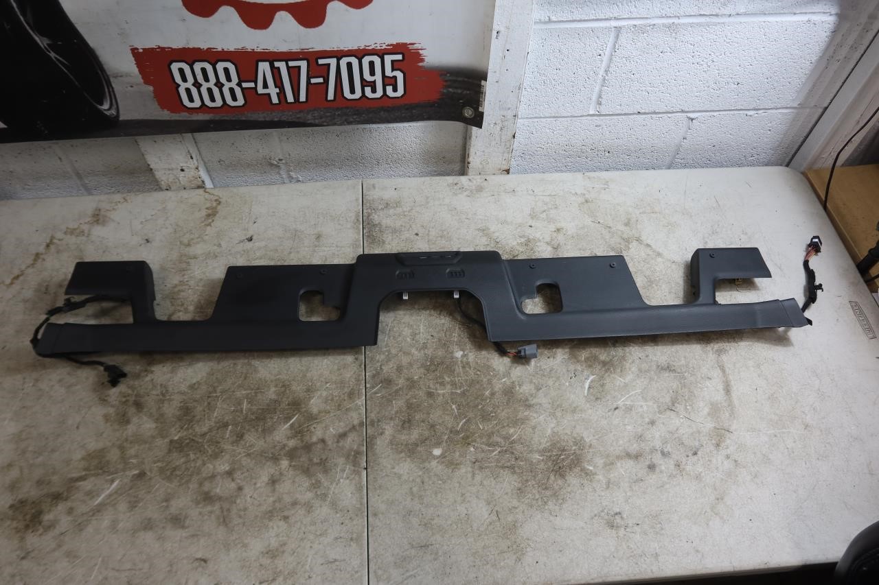 2021-2023 Jeep Wrangler JL OEM Windshield Header Trim w/ Wiring 6ZX00TX7AA