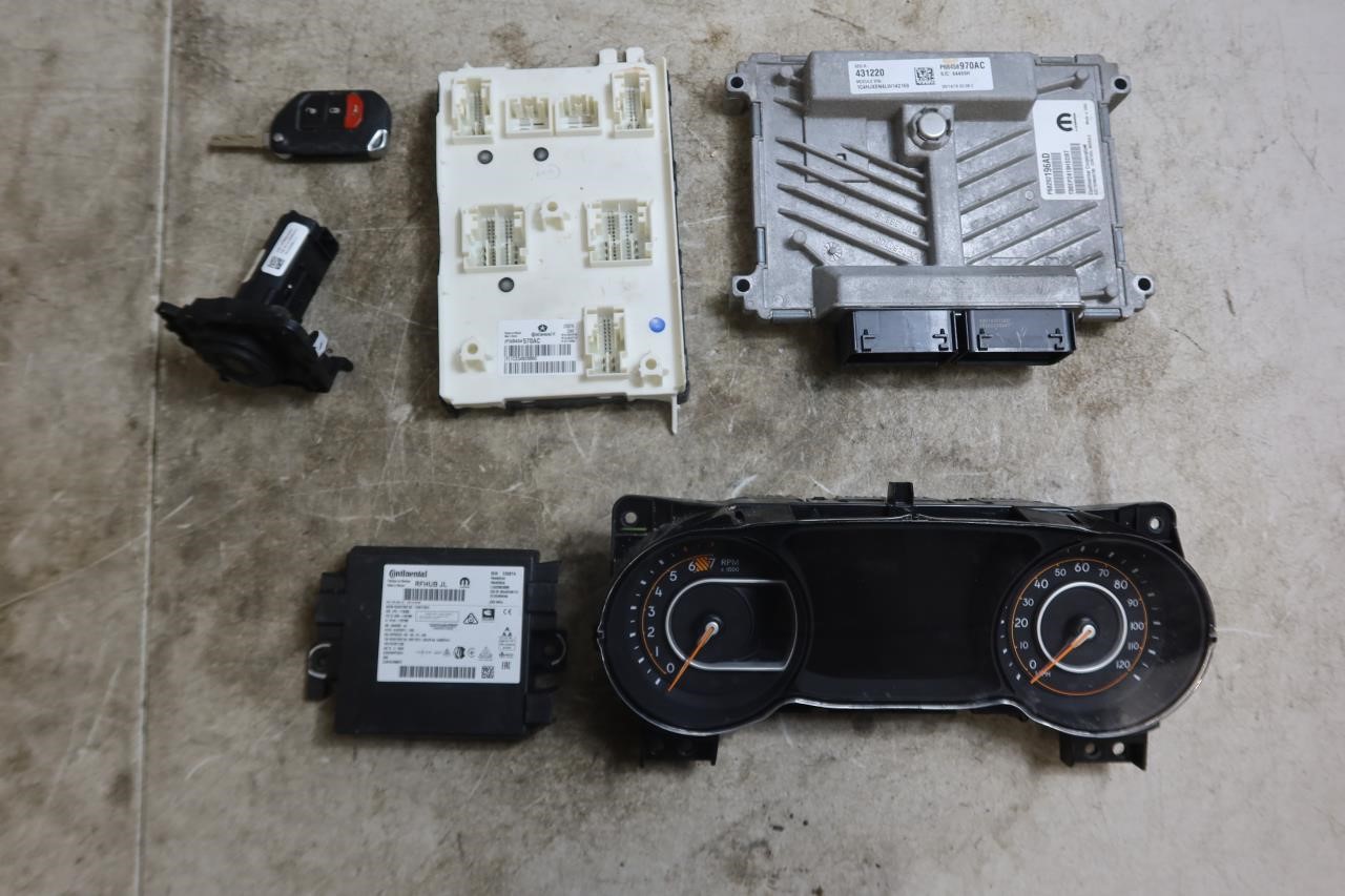 Jeep Wrangler JL 2.0L OEM Engine Control Module ECU w/ Key Cluster BCM Antenna

1C4HJXEN4LW142169