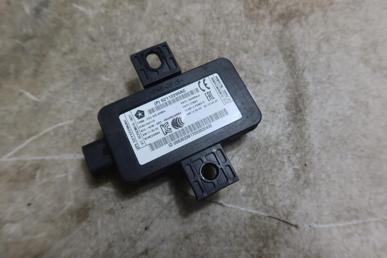 2018-2023 Jeep Wrangler JL OEM Tire Pressure Monitor System Sensor TPMS 52112206
