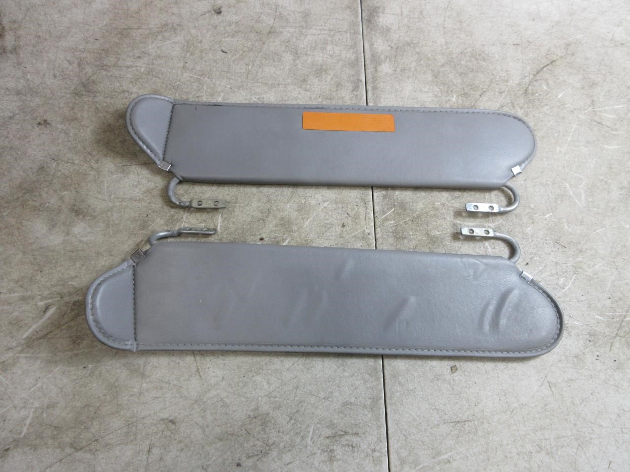 1987-1995 Jeep Wrangler YJ OEM Factory Gray Sun Visors Pair Left Right