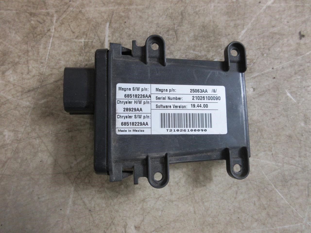 2022 Dodge Durango OEM Headlight Headlamp Control Module 68518226