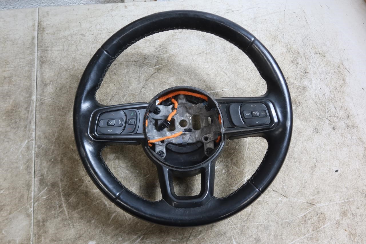 2018-2023 Jeep Wrangler JL OEM Steering Wheel Leather 6CB581X7AE
