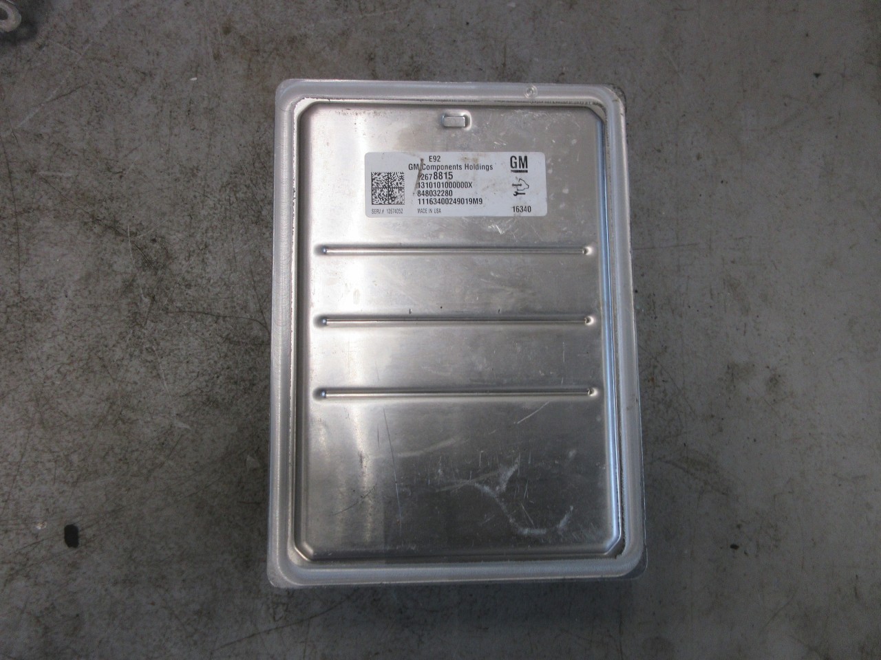 2017 Chevrolet Corvette C7 OEM 6.2L ECU Engine Control Module 12678815