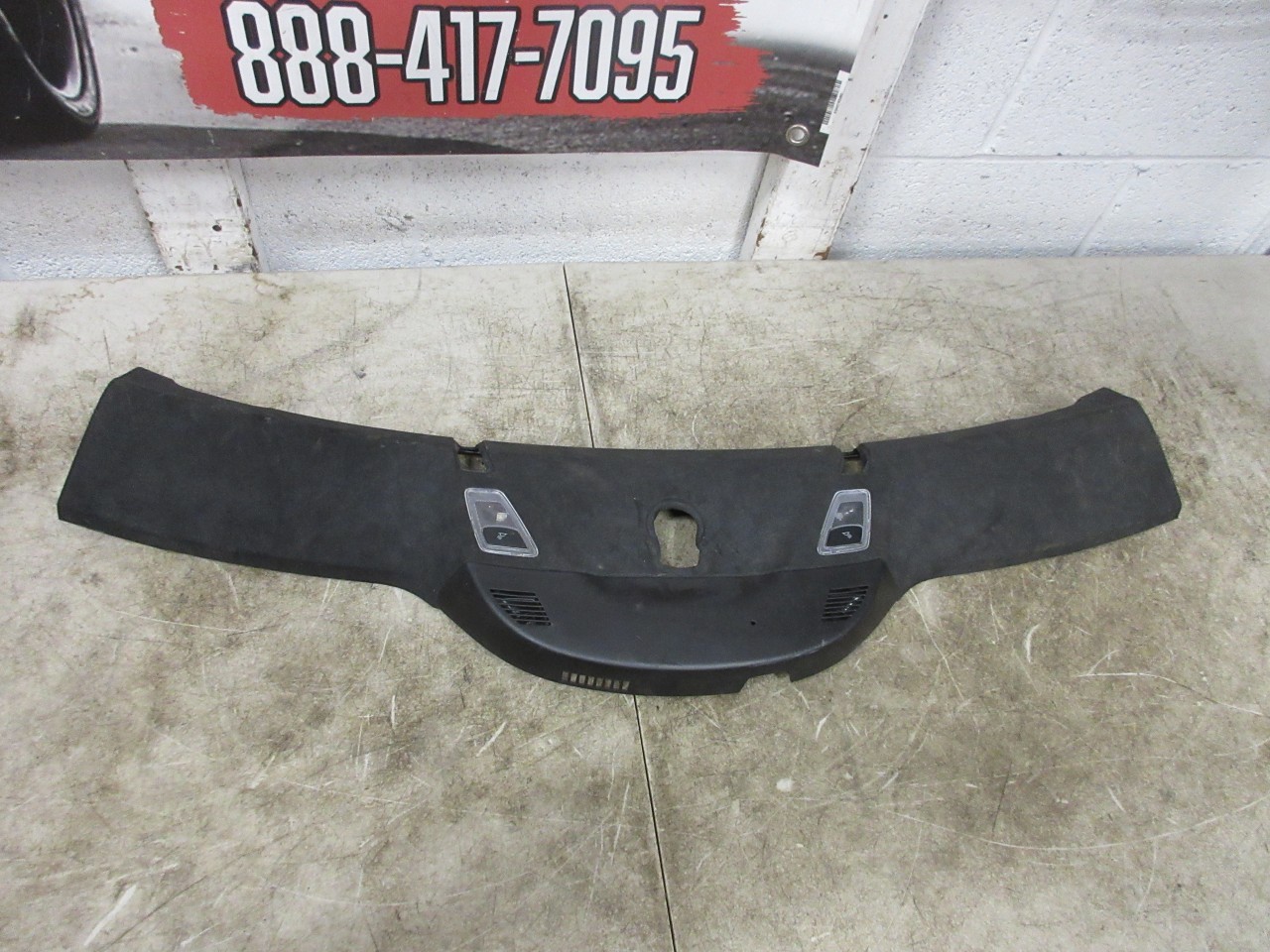 14-19 Chevrolet Corvette C7 Z06 Windshield Upper Trim Panel Suede 23345041