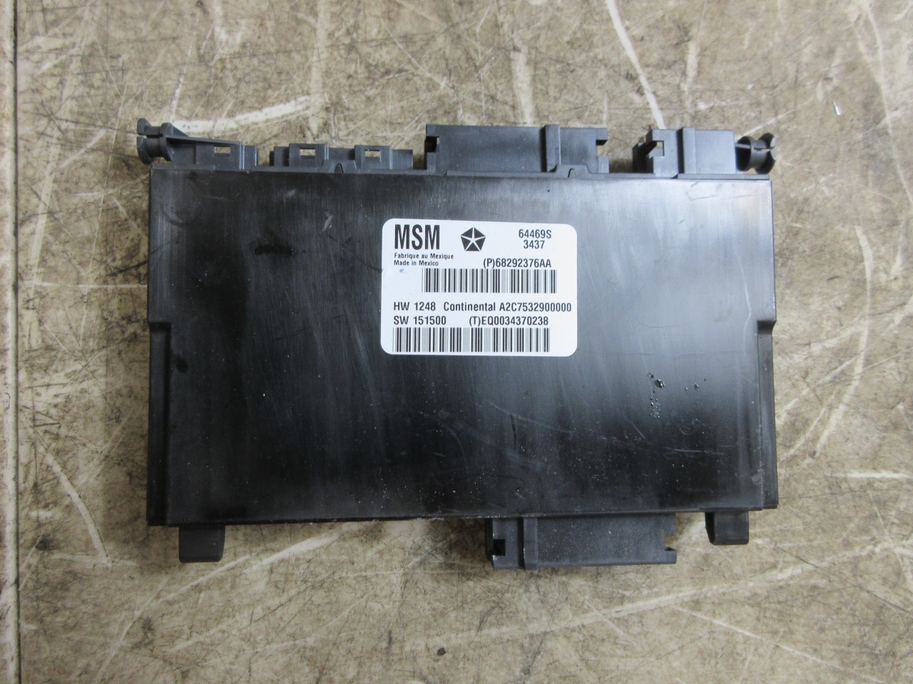 2014-2023 Dodge Challenger Charger OEM Seat Memory Module 68292376