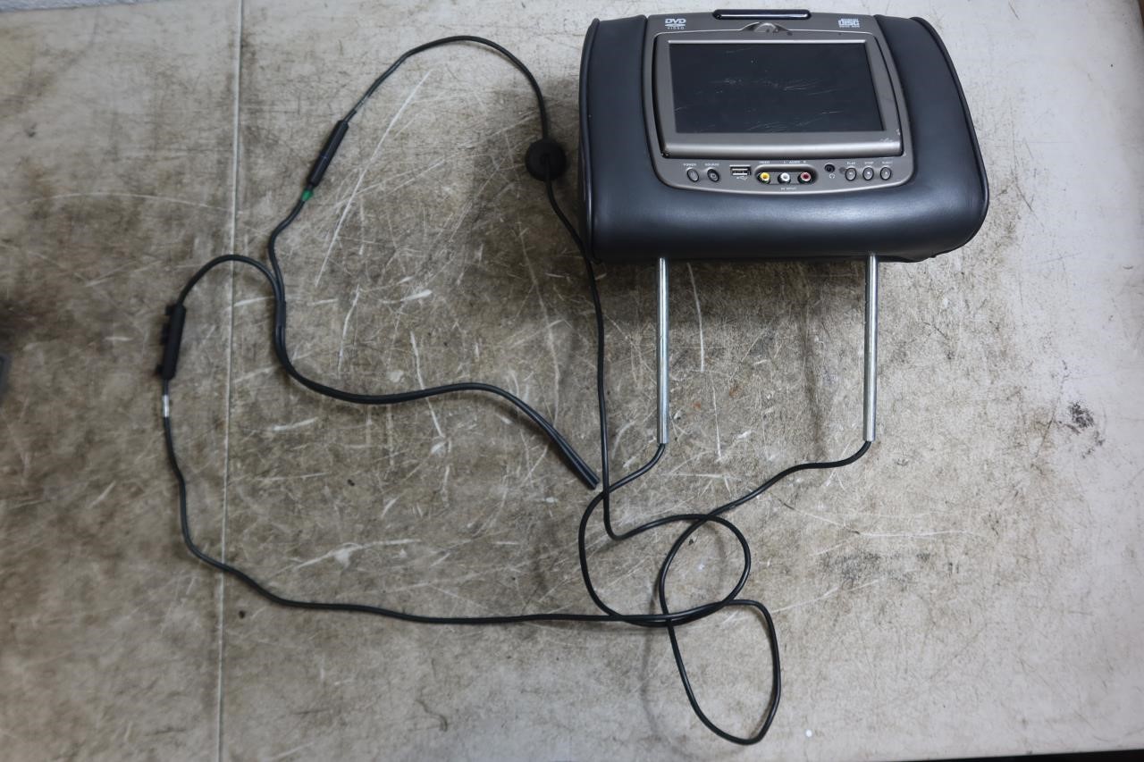 2008-2014 Cadillac Escalade Platinum OEM Front Seat Headrest Monitor TV Brown