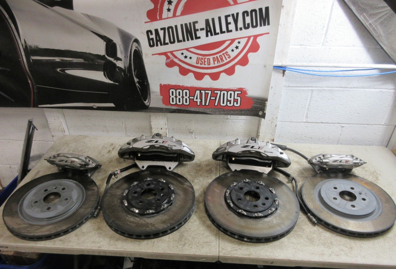 2019 Chevrolet Camaro ZL1 OEM LT4 6.2L Brembo Brake Calipers w/ Rotors 