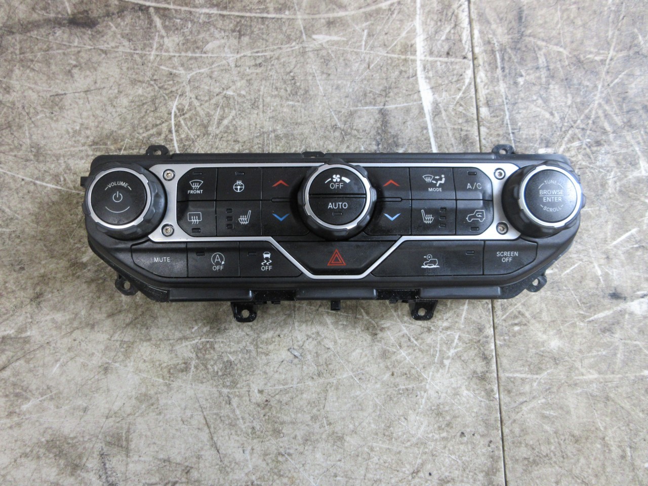 2021-2025 Jeep Wrangler JL OEM Temperature Control Center Stack 7BU54DX9AB