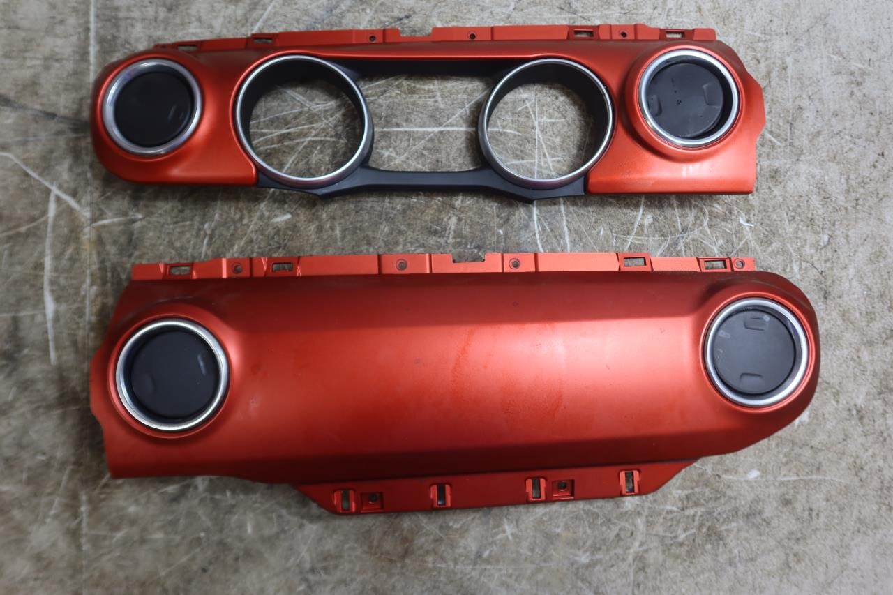 2018-2023 Jeep Wrangler JL Rubicon OEM Left & Right Dash Panels Covers Red