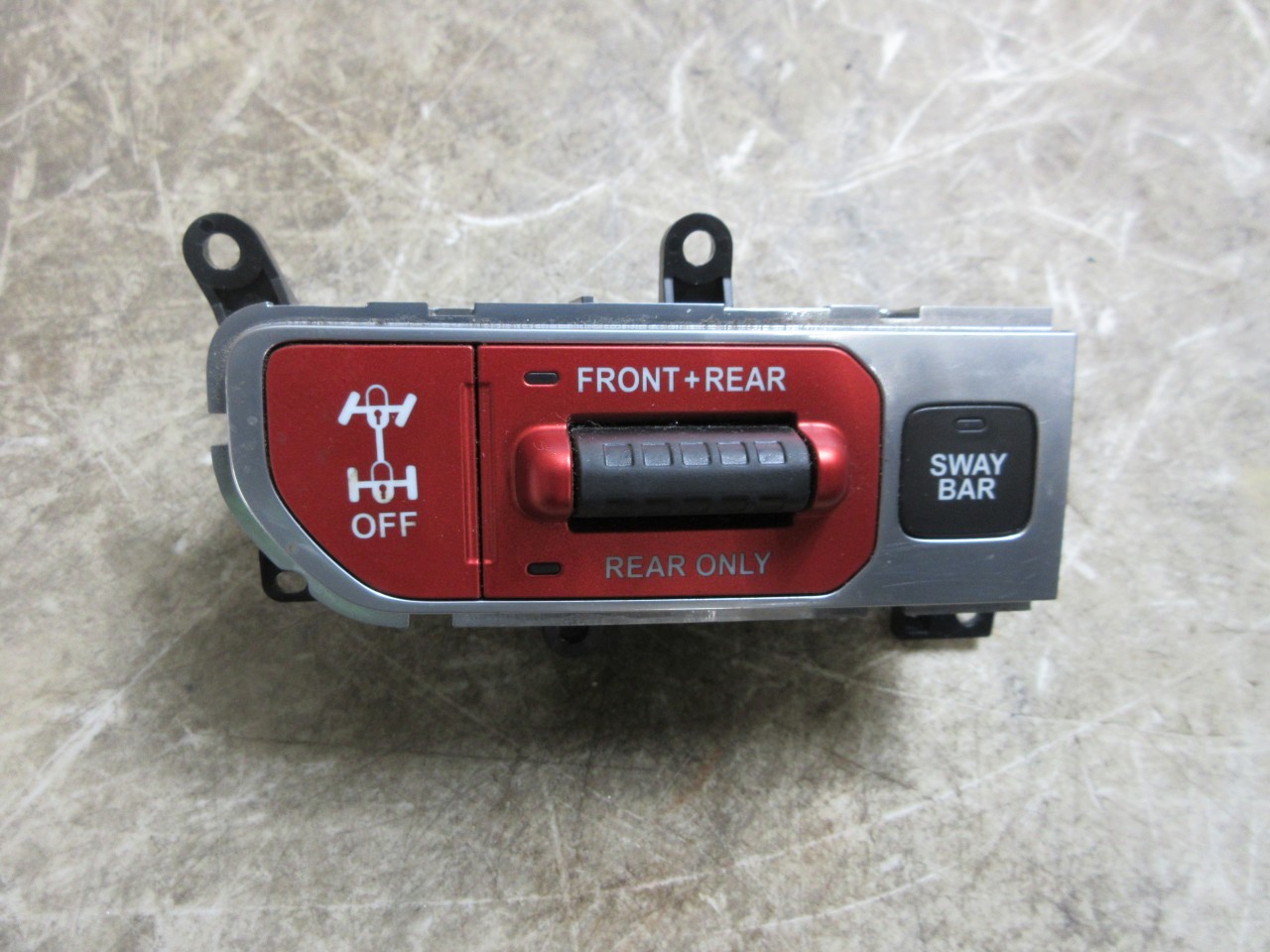 2018-2023 Jeep Wrangler JL Rubicon OEM Locker And Sway Bar Switch Panel