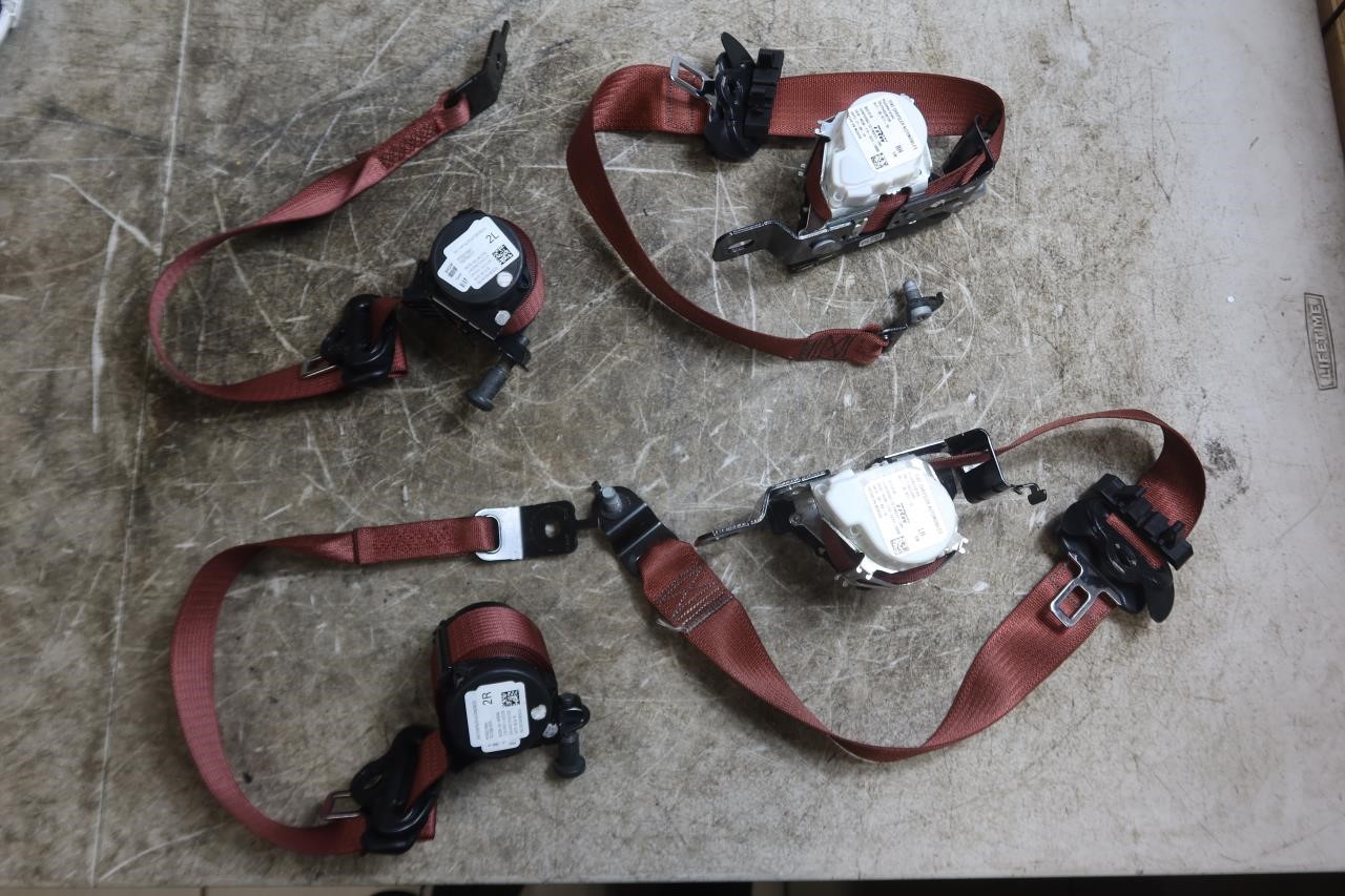 Jeep Grand Cherokee Trackhawk OEM Red Front & Rear Seat Belts Set 