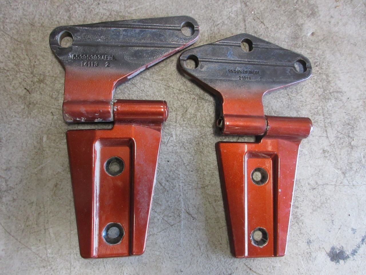 2007-2018 Jeep Wrangler JK OEM Driver Door Hinges Fit Both Front & Rear 55395385