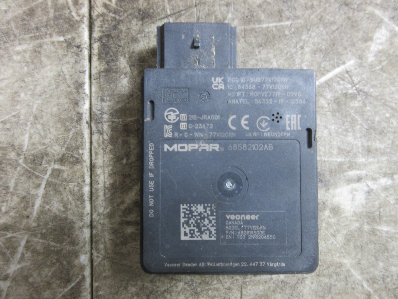 2021-2023 Dodge Challenger SRT OEM Blind Spot Detection Module 68582102