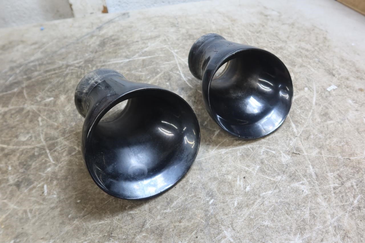 2013-2021 Jeep Grand Cherokee SRT OEM Tailpipe Exhaust Tips Pair Black 