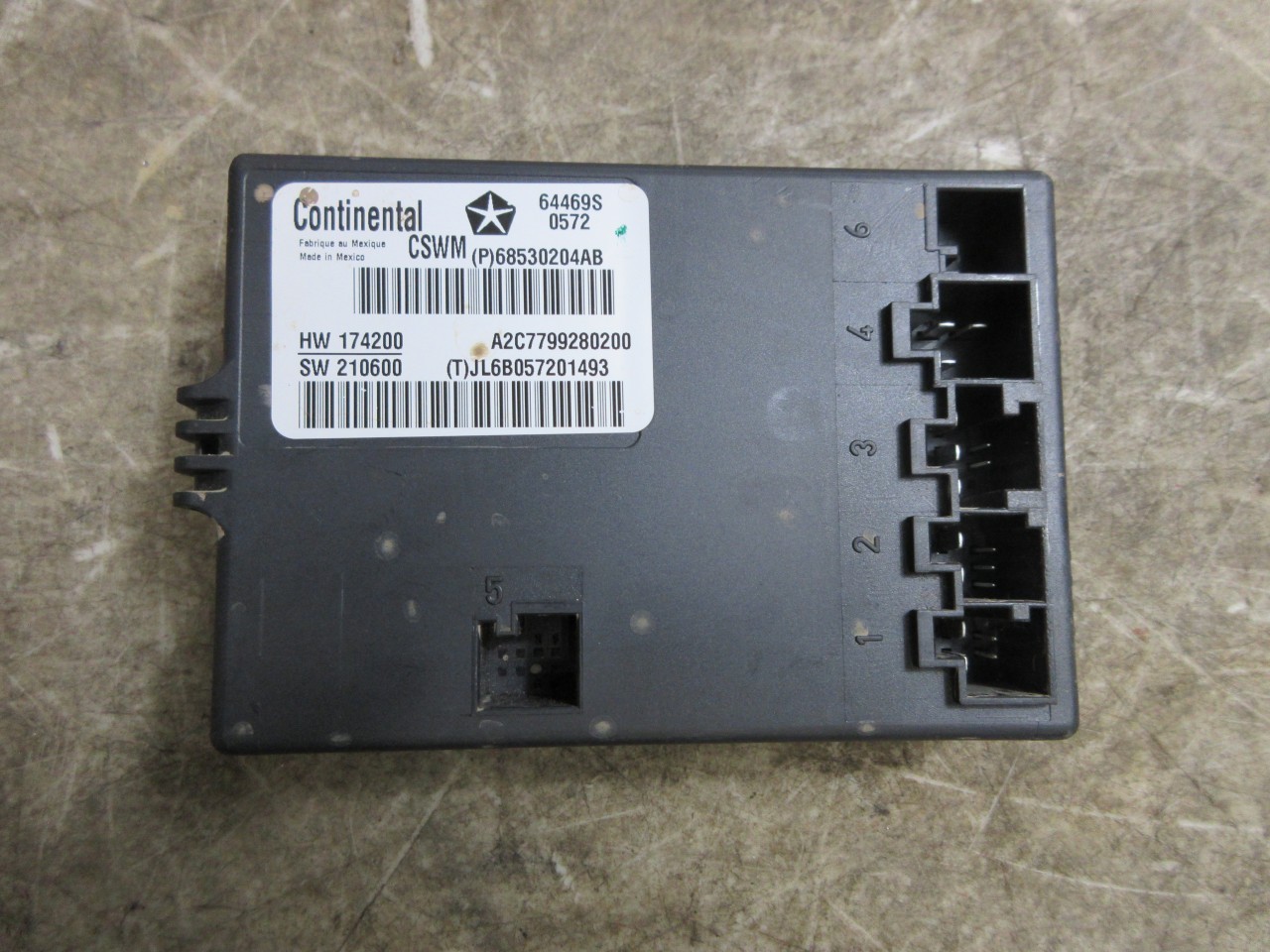 2022 2023 Jeep Wrangler JL OEM Heated Seat Module 68530204
