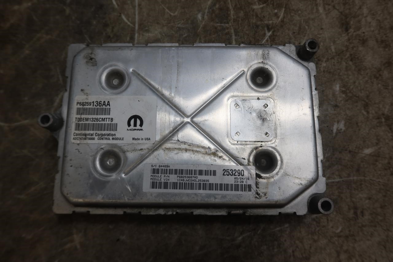 2016-2018 Jeep Wrangler JK OEM Engine Controller Module ECU ECM 68259136