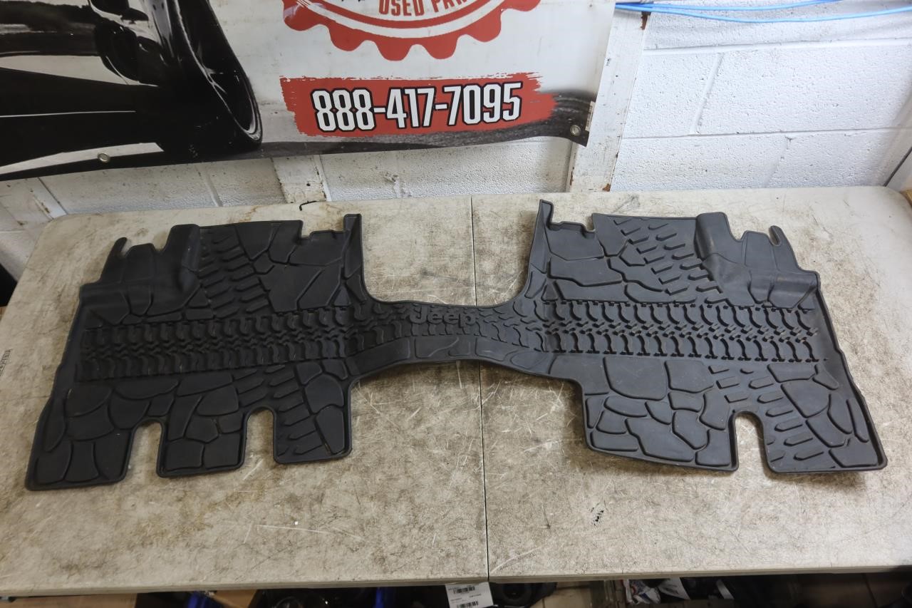 2007-2018 Jeep Wrangler JKU 4 Door OEM Rear Seat All-Weather Floor Mat 6170562