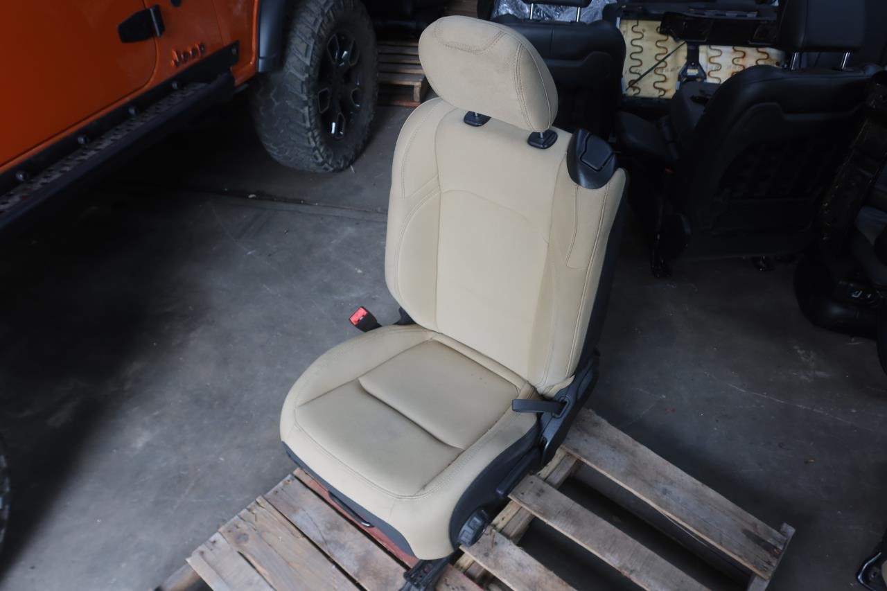2018-2025 Jeep Wrangler JL 2 Door OEM Front Left LH Driver Cloth Seat Tan