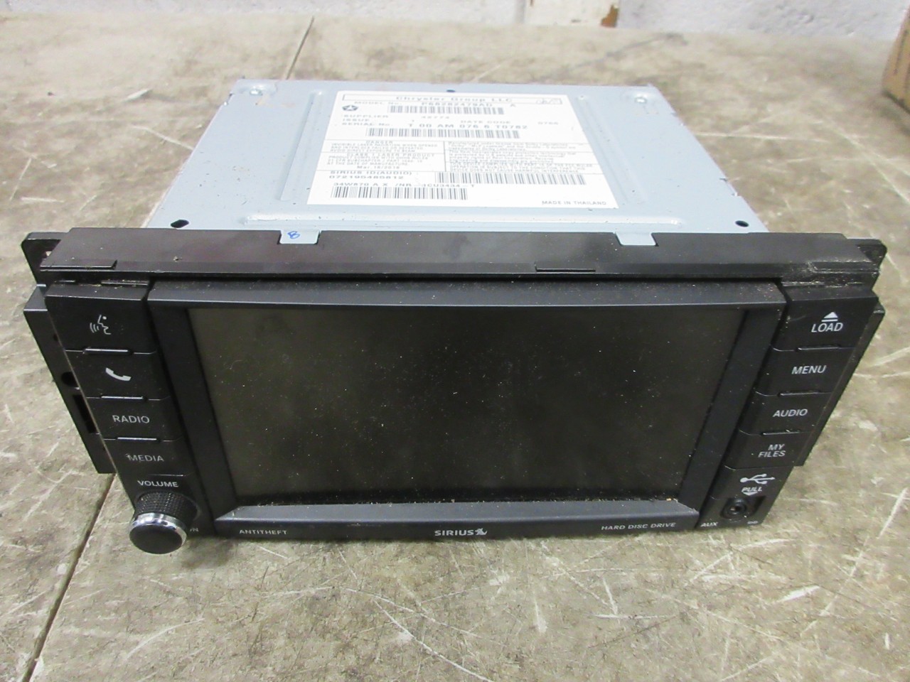 2011-2018 Jeep Wrangler JK OEM RHB MYGIG High Speed NAV Touch Radio 