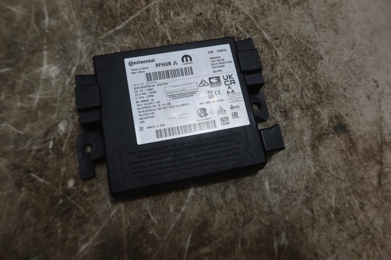 2024-2026 Jeep Wrangler JL OEM Receiver Hub Module 68583992