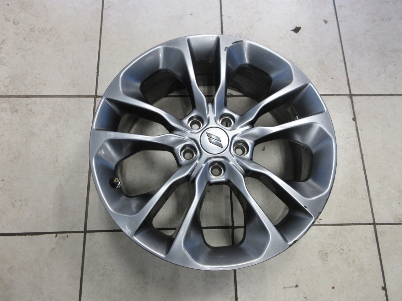 2019-2026 Dodge Durango OEM 20x8 V-Spoke Silver Alloy Wheel Rim 6QP26TRMAA
