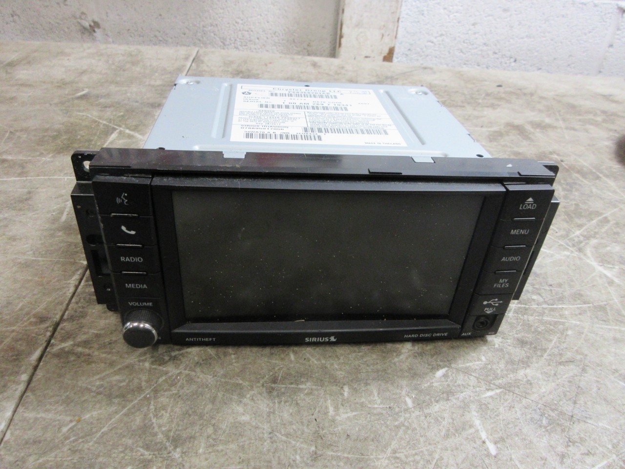 2011-2018 Jeep Wrangler JK OEM MYGIG RHB High Speed NAV Radio 68368204