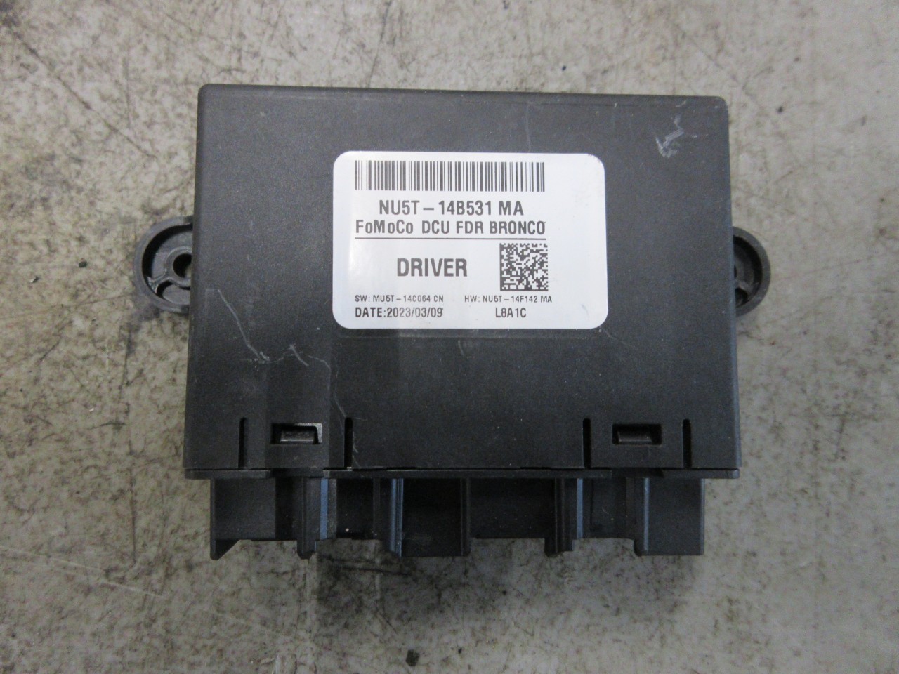 2023 Ford Bronco OEM Front Left Driver Door Control Module NU5T14B531MA