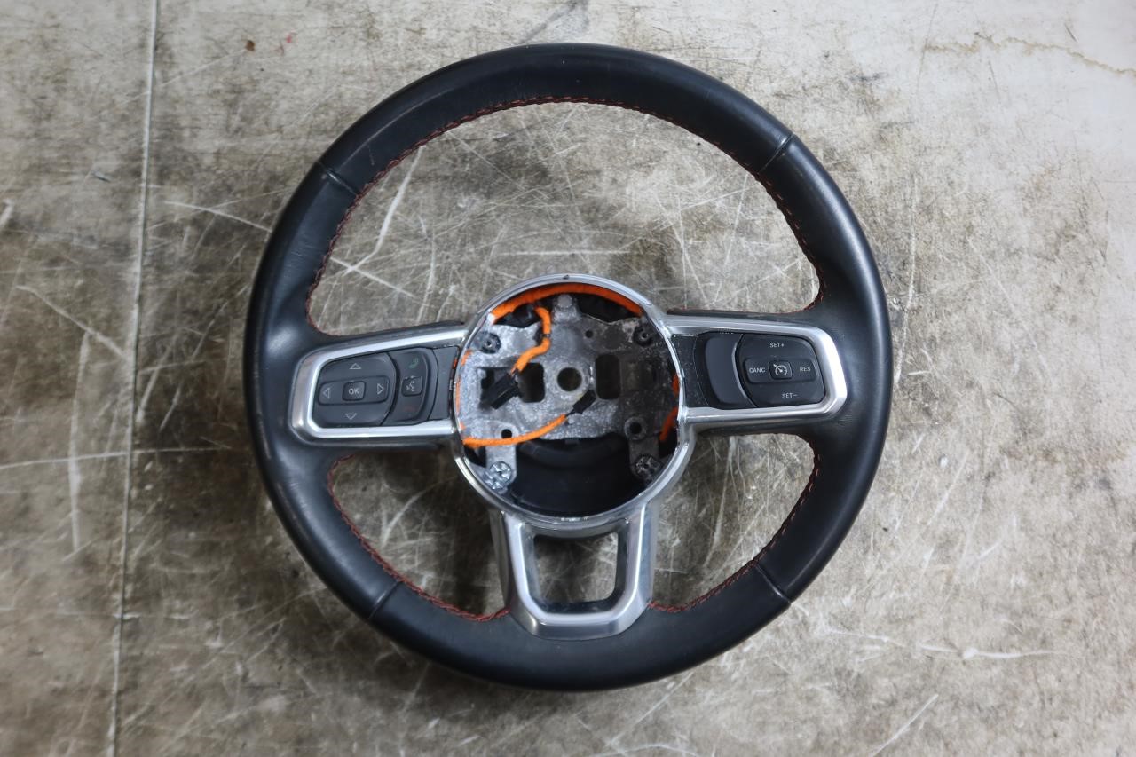 2018-2023 Jeep Wrangler JL Gladiator JT OEM Steering Wheel Red Stitch 5UN011A3AE