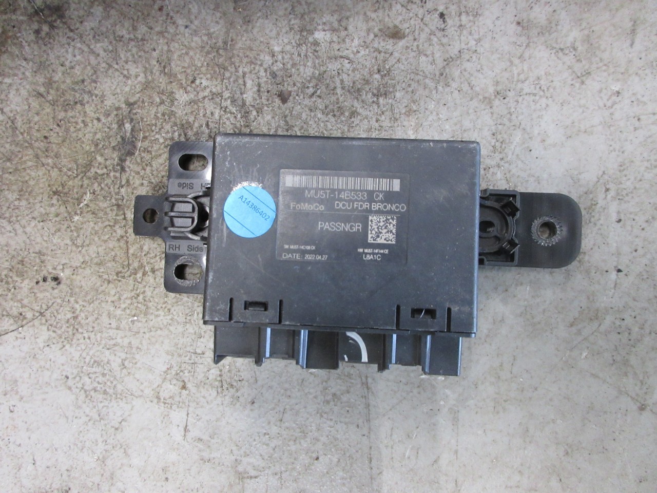 2021-2025 Ford Bronco OEM Front Right Passenger Door Control Module MU5T14B533