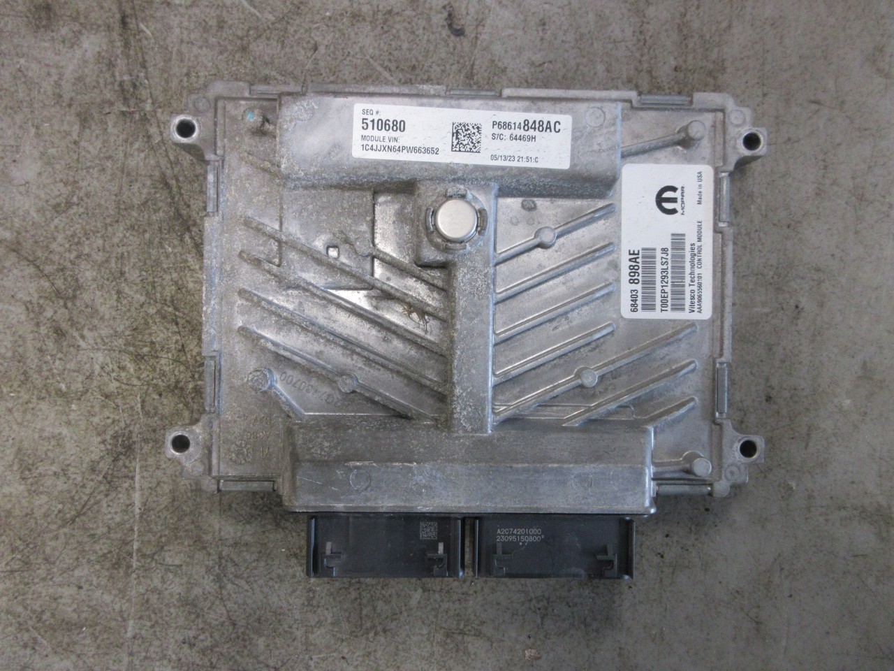 2021-2023 Jeep Wrangler JL 4XE Hybrid OEM ECU Engine Control Module 68403898