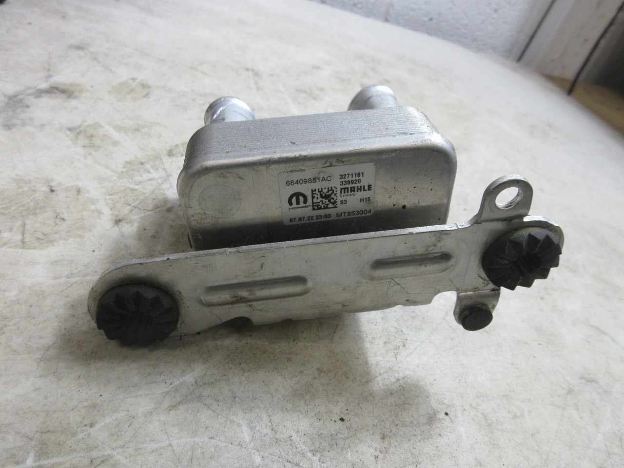 2020-2025 Jeep Wrangler JL 4XE Hybrid OEM Battery Chiller Heat Exchanger 68409881