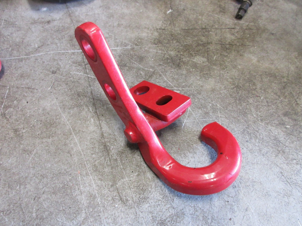 2018-2026 Jeep Wrangler JL Rubicon OEM Rear Bumper Tow Hook Red 68411131