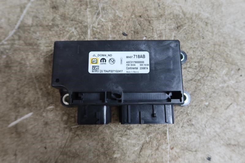 2020 2021 Jeep Wrangler JL OEM SRS Occupant Restraint Module 68437718AB