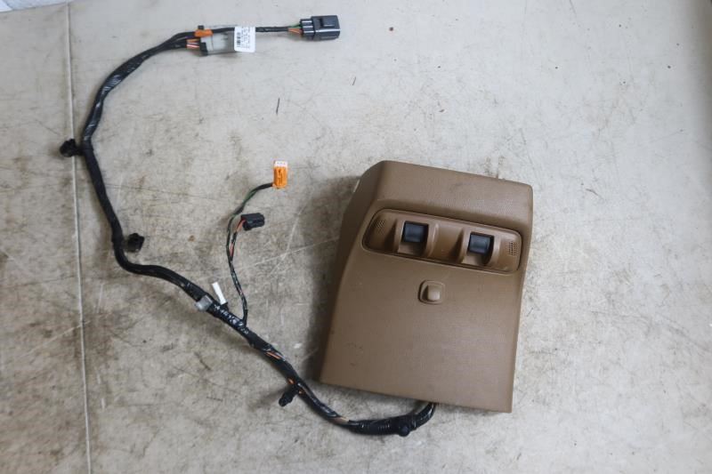 2011-2018 Jeep Wrangler JK OEM Center Console Back Trim Piece Rear Window Switch