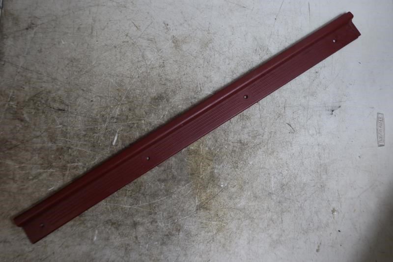 1984-1989 Nissan 300ZX OEM Right Passenger Floor Sill Scuff Plate Panel Red