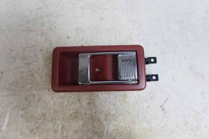 1984-1989 Nissan 300ZX OEM Right Passenger Interior Door Handle Chrome w/ Red
